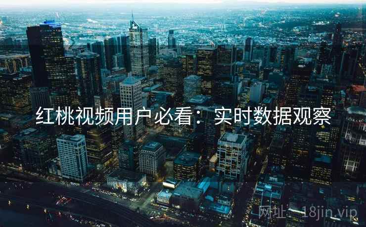 红桃视频用户必看：实时数据观察