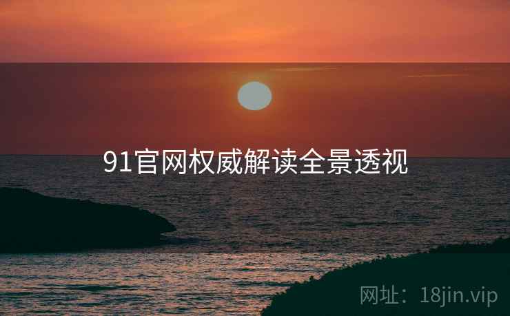 91官网权威解读全景透视